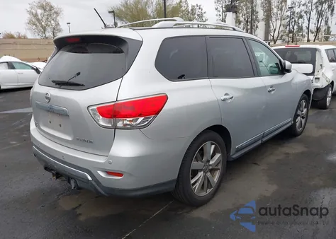 2015 Nissan Pathfinder Platinum from USA, damaged, VIN 5N1AR2MN7FC659191